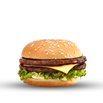 1/2 Pounder Burger With Cheese 